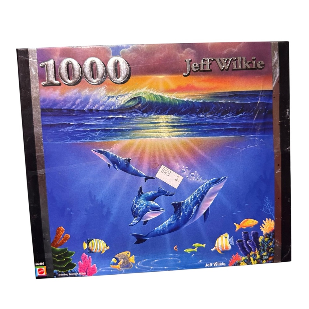 MAUI DOLPHIN SUNRISE Mattel 1000 Piece Puzzle by Jeff Wilkie